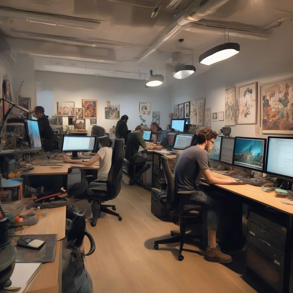 Anime Studio Workspace